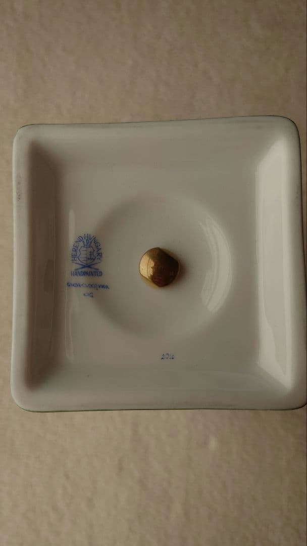 ヘレンド　ウィーンの薔薇陶器製花瓶 大型　セール！