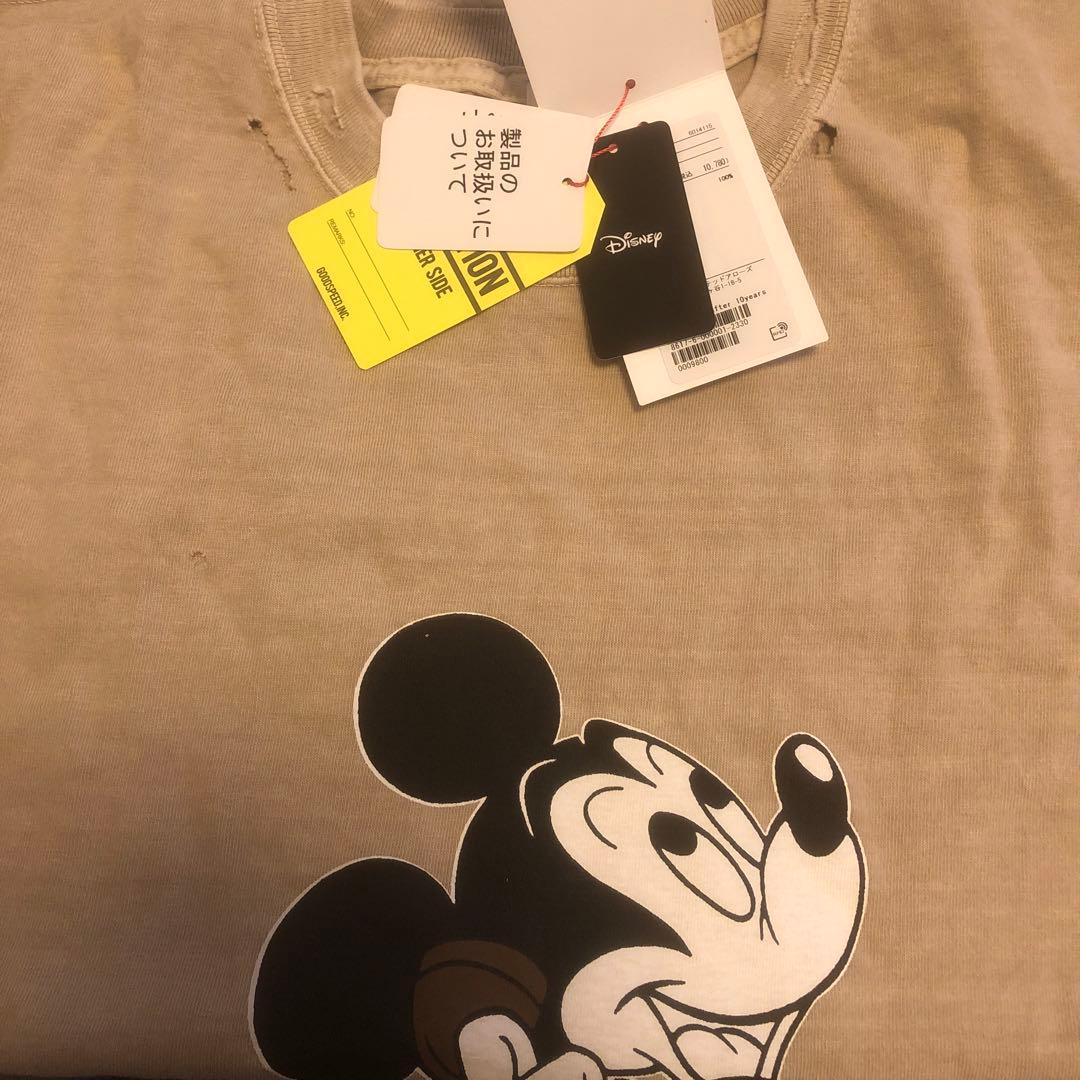 roku 6 名古屋限定ミッキーマウス ベージュ　ヴィンテージ風　新品