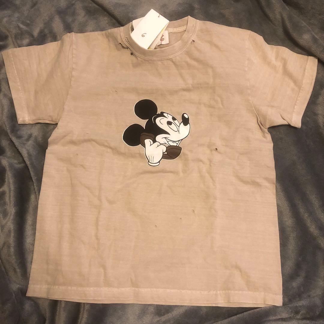 roku 6 名古屋限定ミッキーマウス ベージュ　ヴィンテージ風　新品