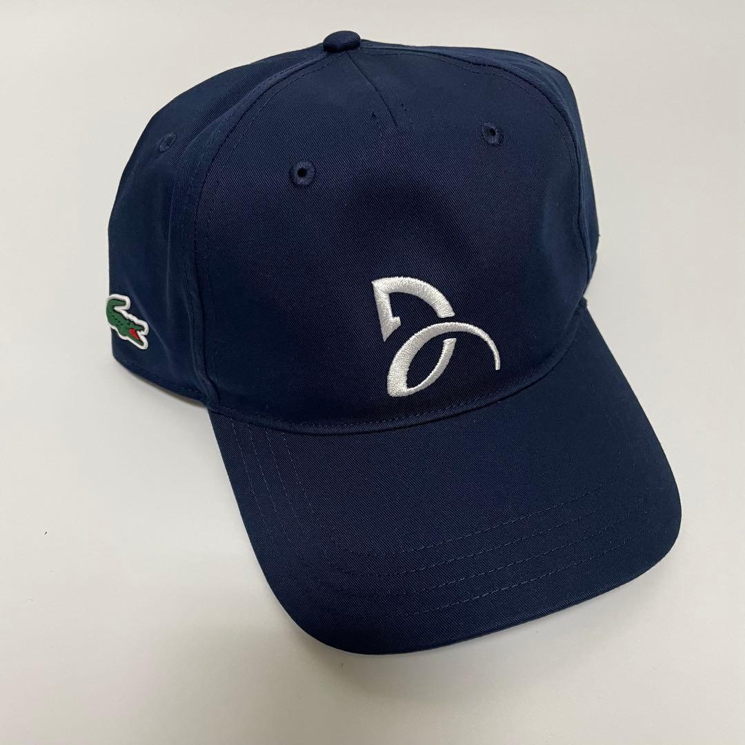 【新品/未使用】Lacoste ジョコビッチ ロゴキャップ ネイビー