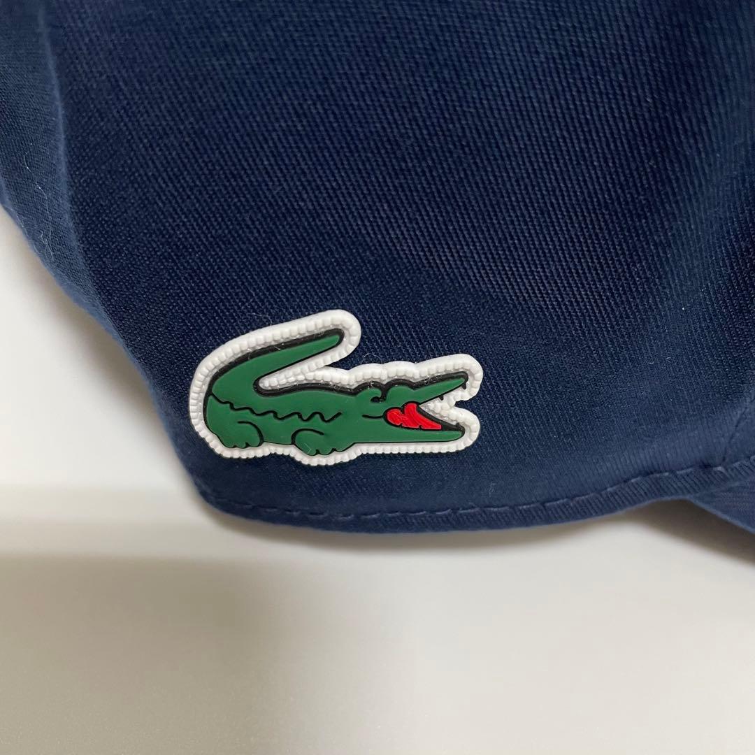 【新品/未使用】Lacoste ジョコビッチ ロゴキャップ ネイビー