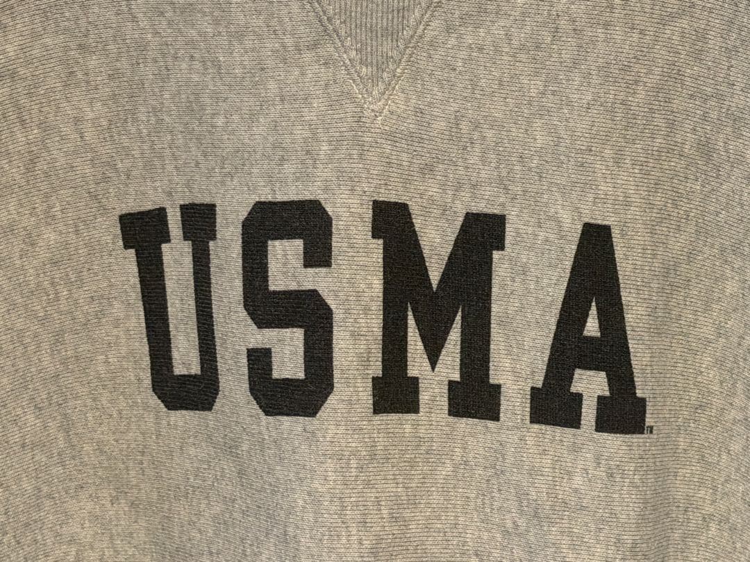 リバースウィーブ スウェット USMA 前V beams