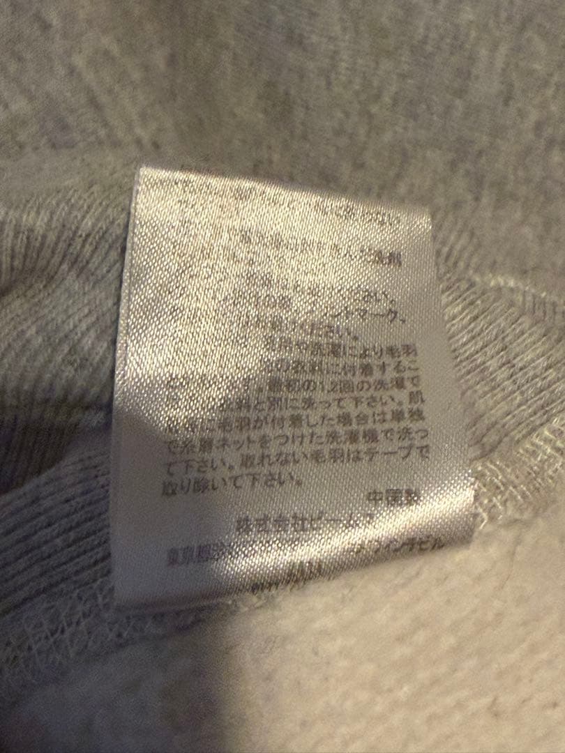 リバースウィーブ スウェット USMA 前V beams