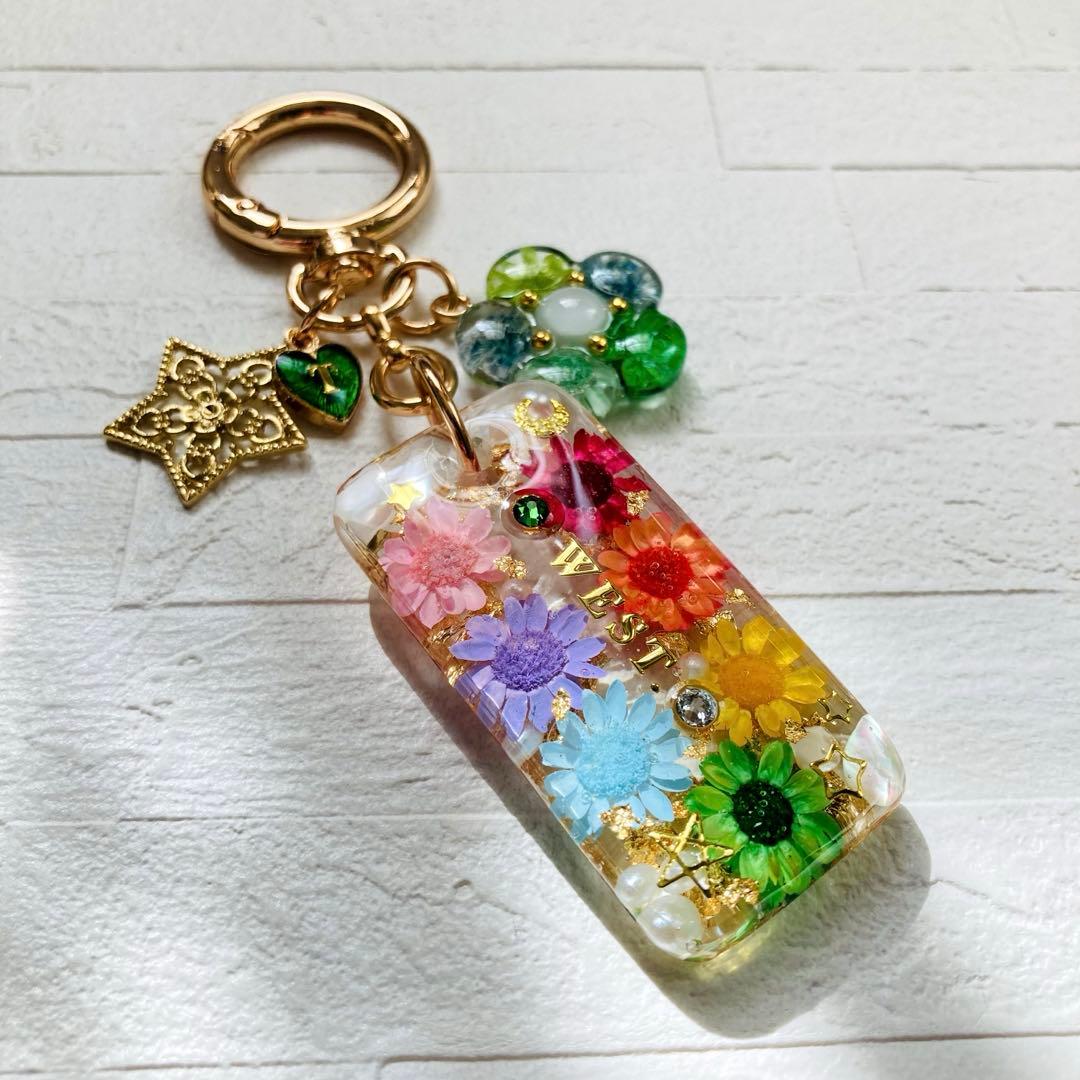 蜜柑ページMan、SixTONES名入れチャームレジンキーホルダー