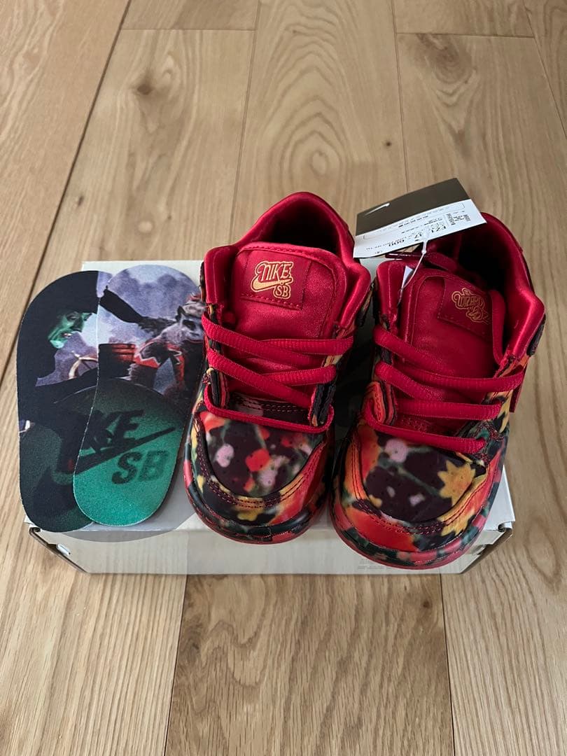 オズの魔法使い × ナイキSB TDダンクロー \"ポピーフィールド\"【即購入可】