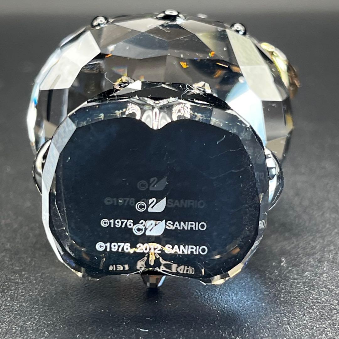 【激レア・限定品】スワロフスキー キティ ゴールドボウ ブラック 2012年限定