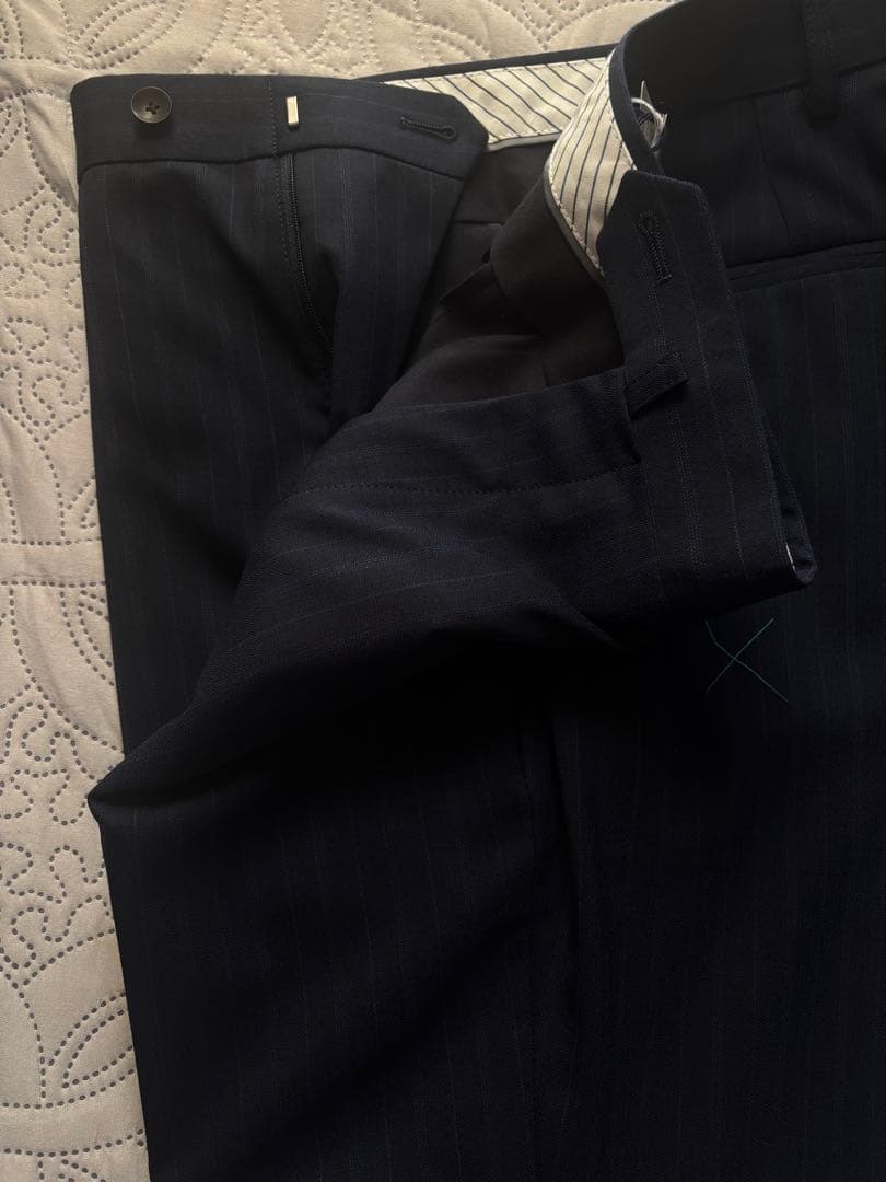 YA8　X L★５万円★ PERSON'S メンズビジネス●２パンツスーツ