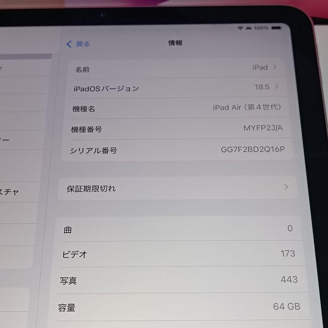 (美品) iPad Air4 第4世代 WiFi 64GB