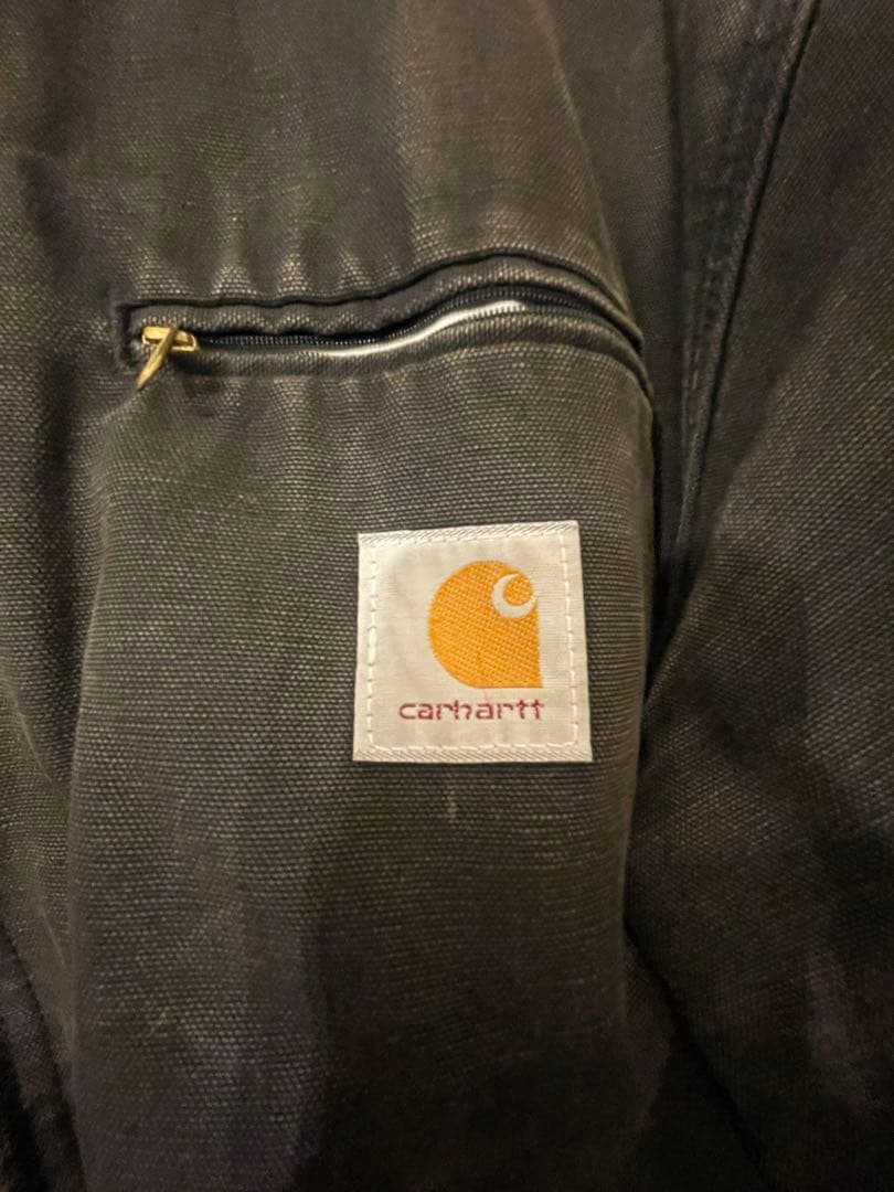 Carhartt ブラック デトロイトジャケット