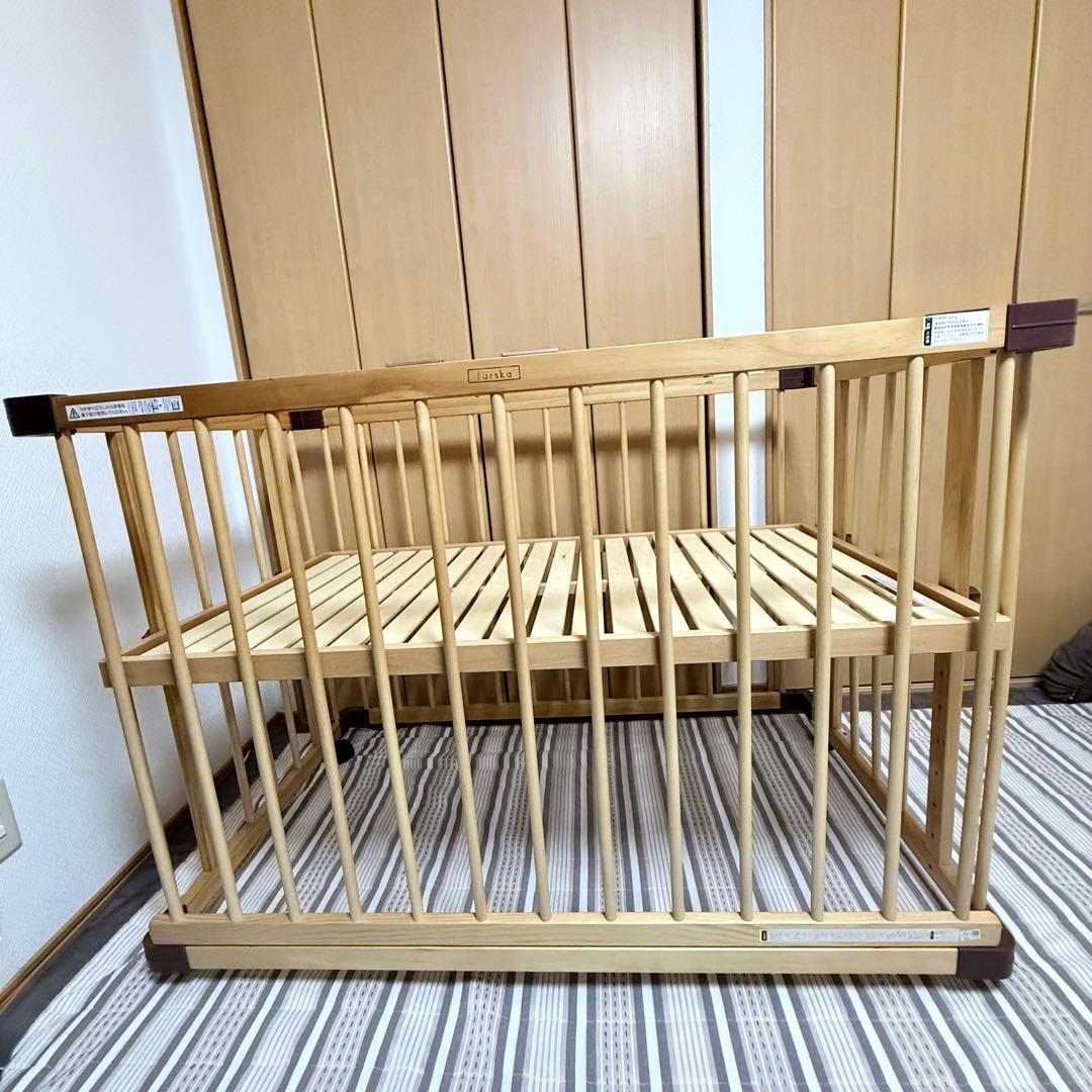 【九州本土限定】ファルスカ ベッドサイドベッド 03 ベビーベッド
