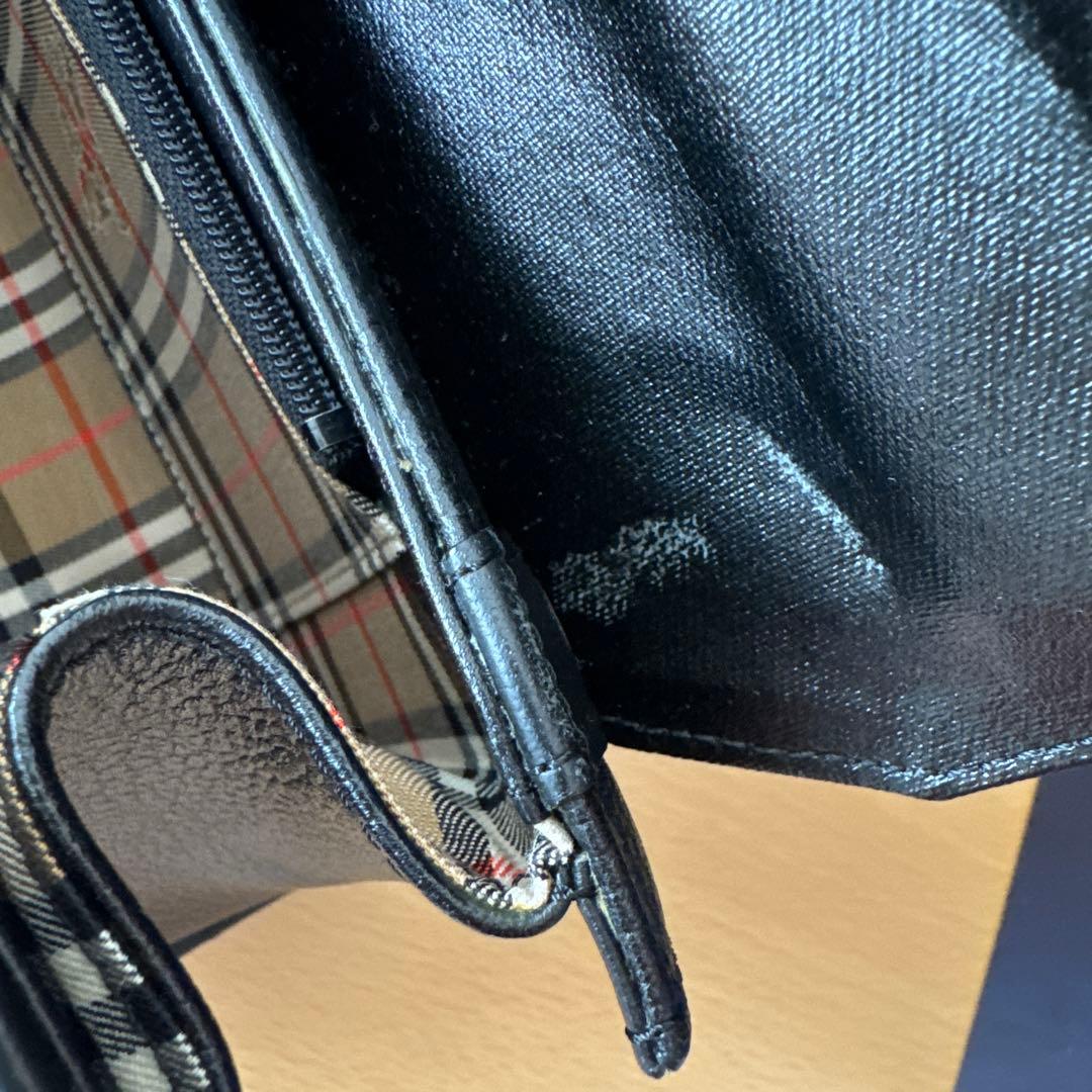 未使用品★Burberrys ブラック ドラムバッグ 箱付き