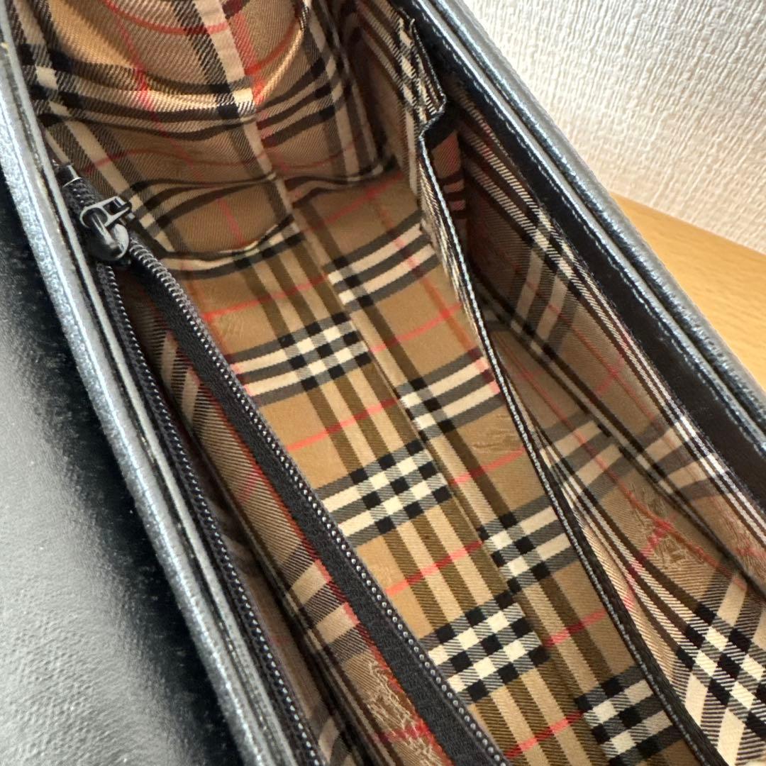 未使用品★Burberrys ブラック ドラムバッグ 箱付き
