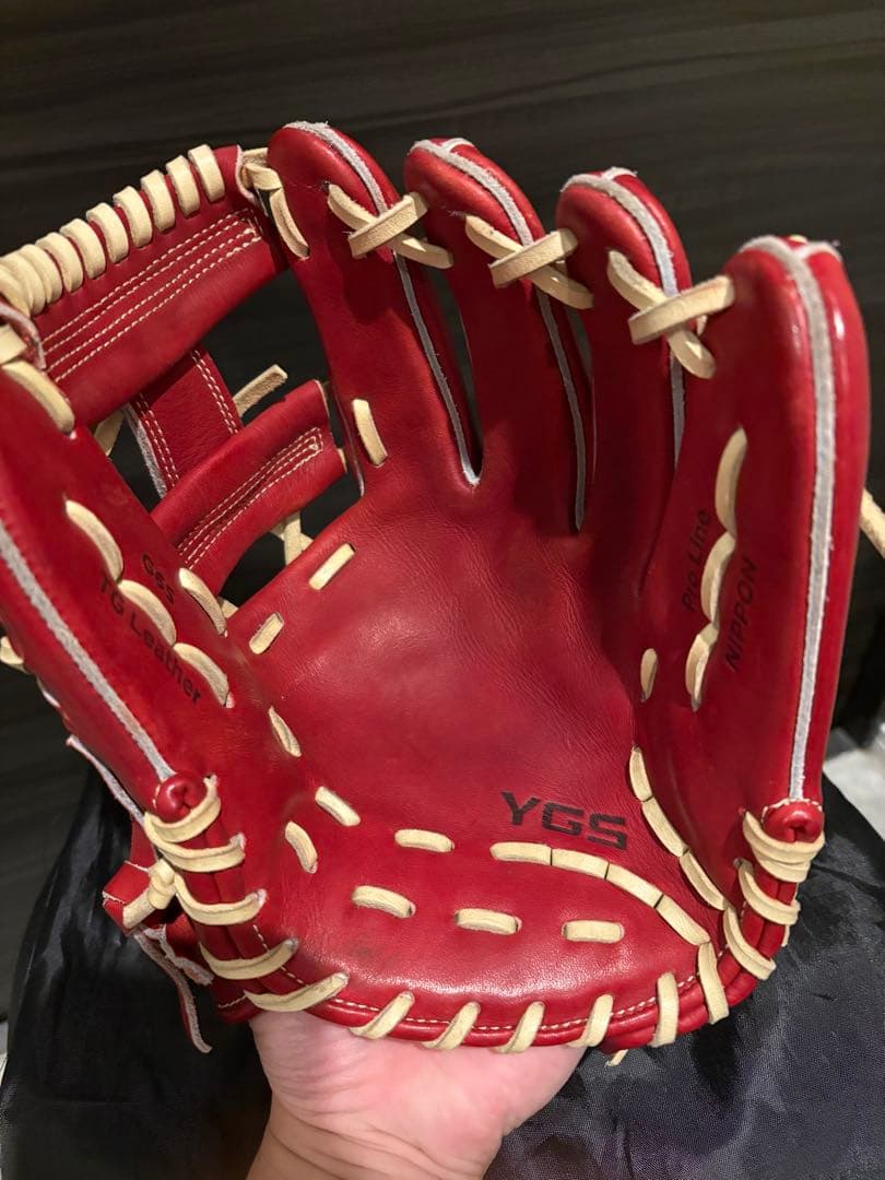 し*ん様 YGS 硬式グローブ G6S レッド TG Leather