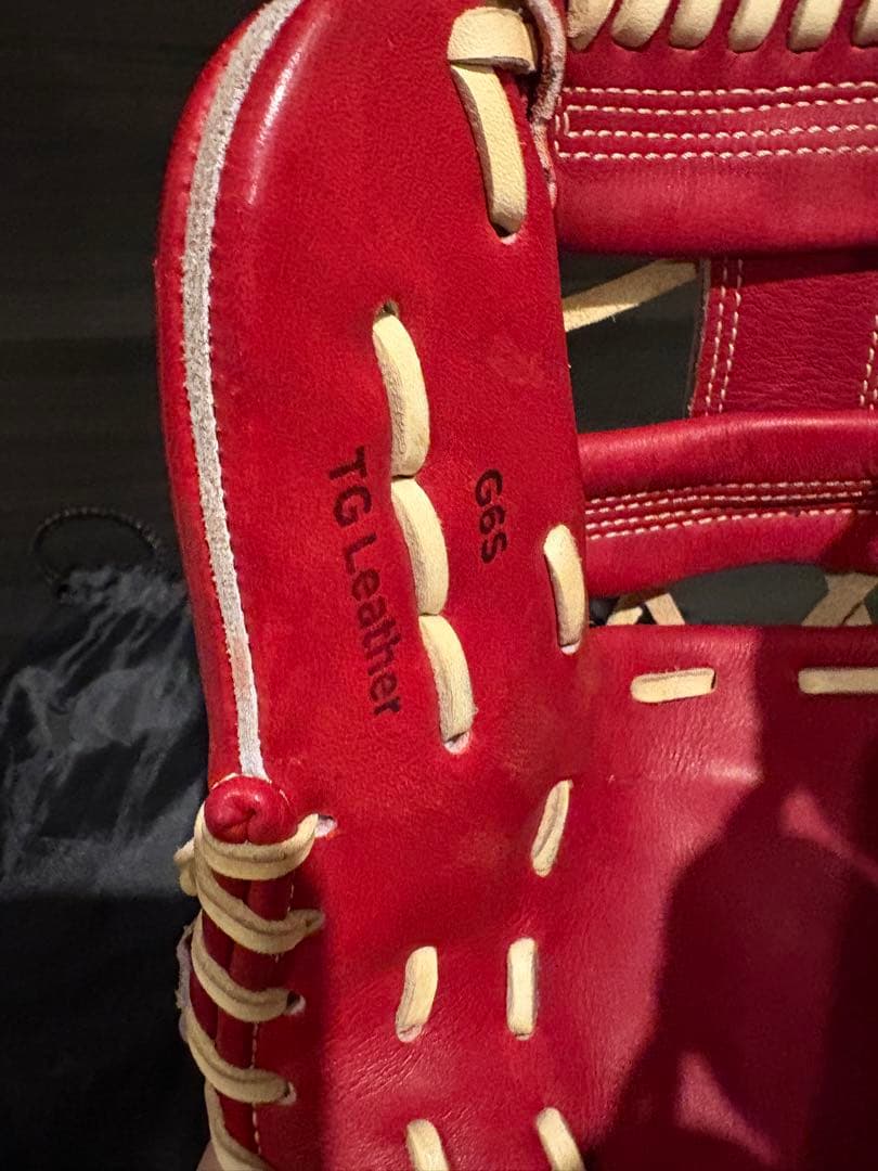 し*ん様 YGS 硬式グローブ G6S レッド TG Leather