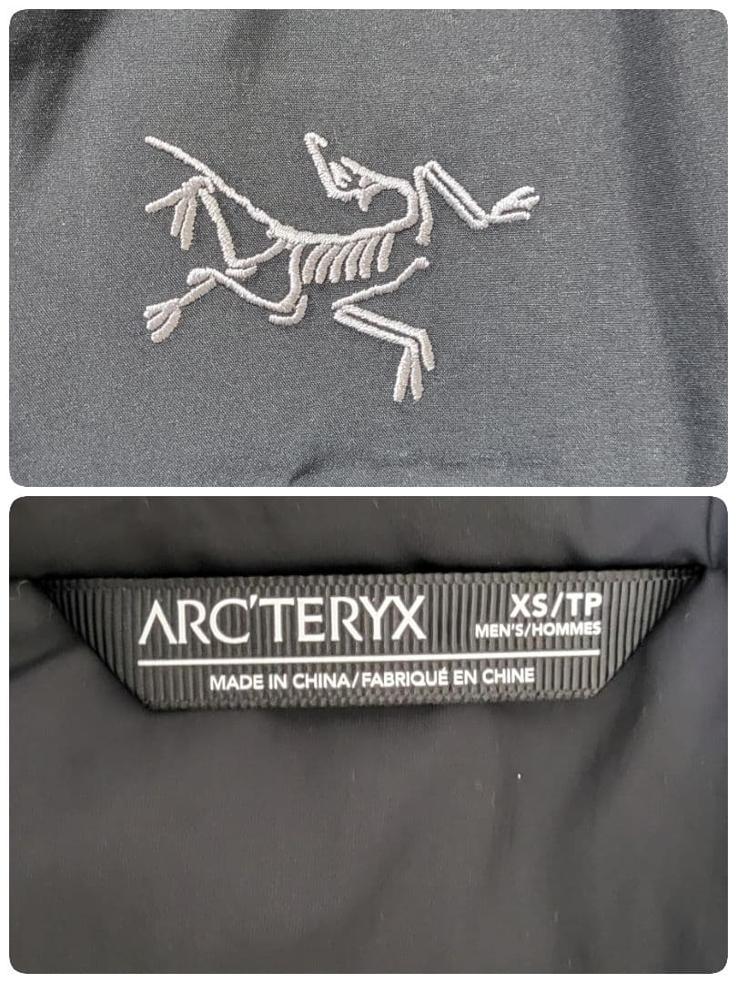 ARC'TERYX　ベータインサレーテッドジャケット　XS　ブラック