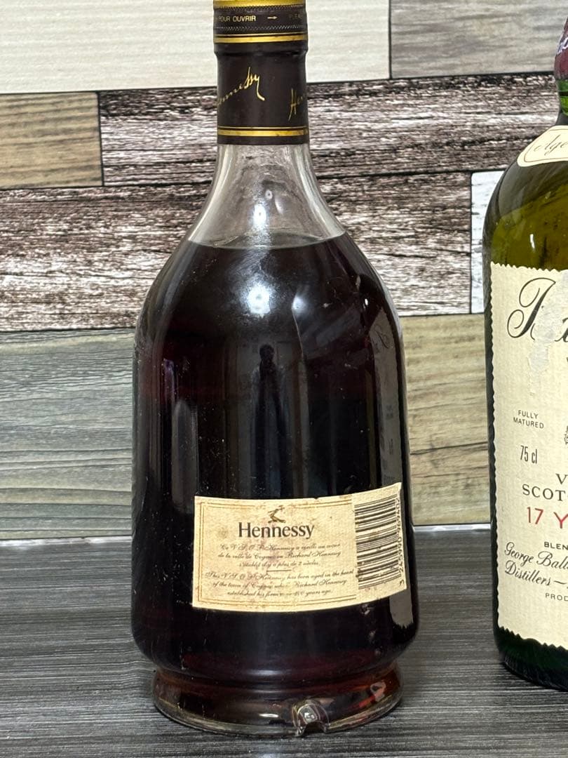 古酒3本セットHennessy Ballantine's 17年 SR