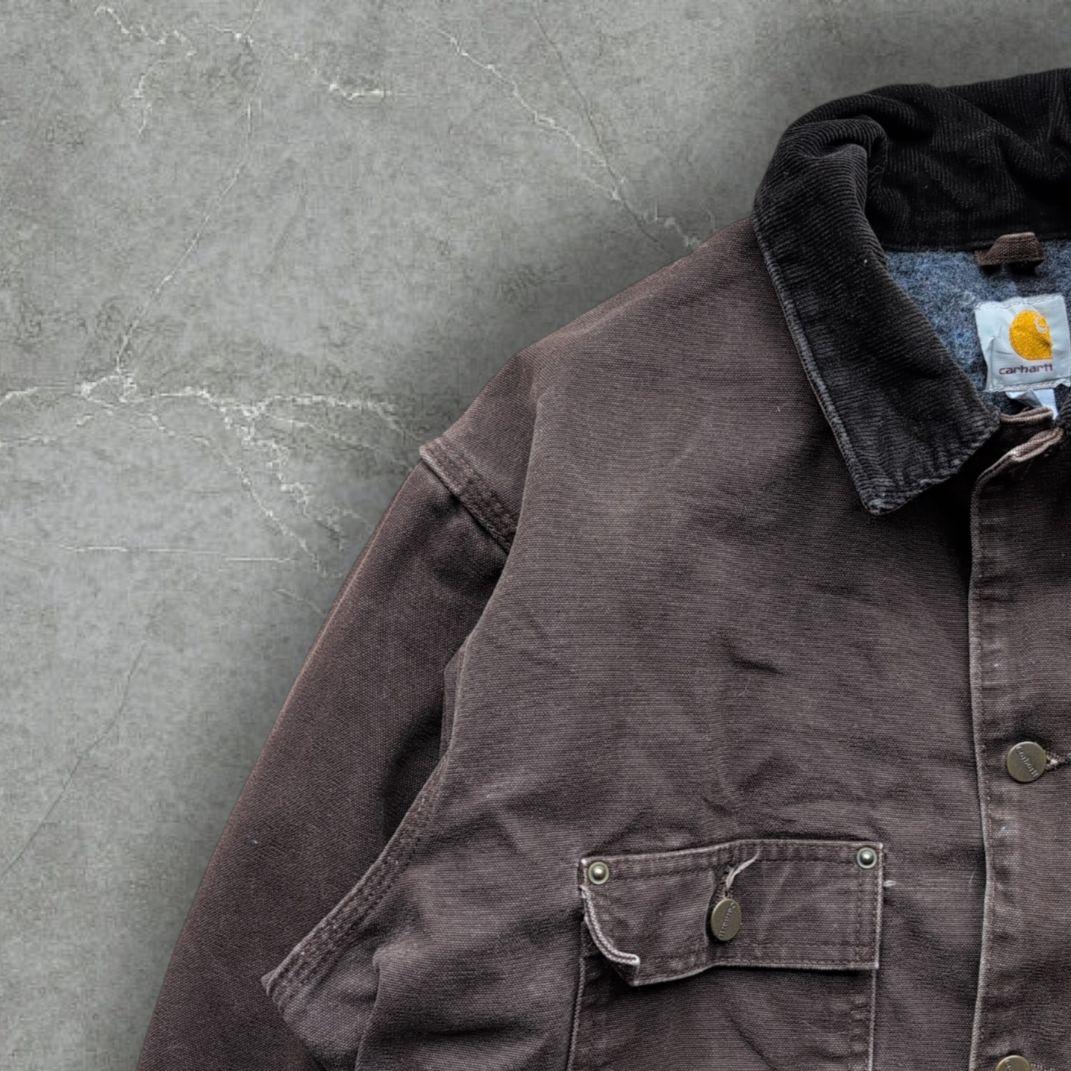 う*え様 カーハート チョアコート 企業ロゴ Lサイズ 鬼フェード メキシコ製