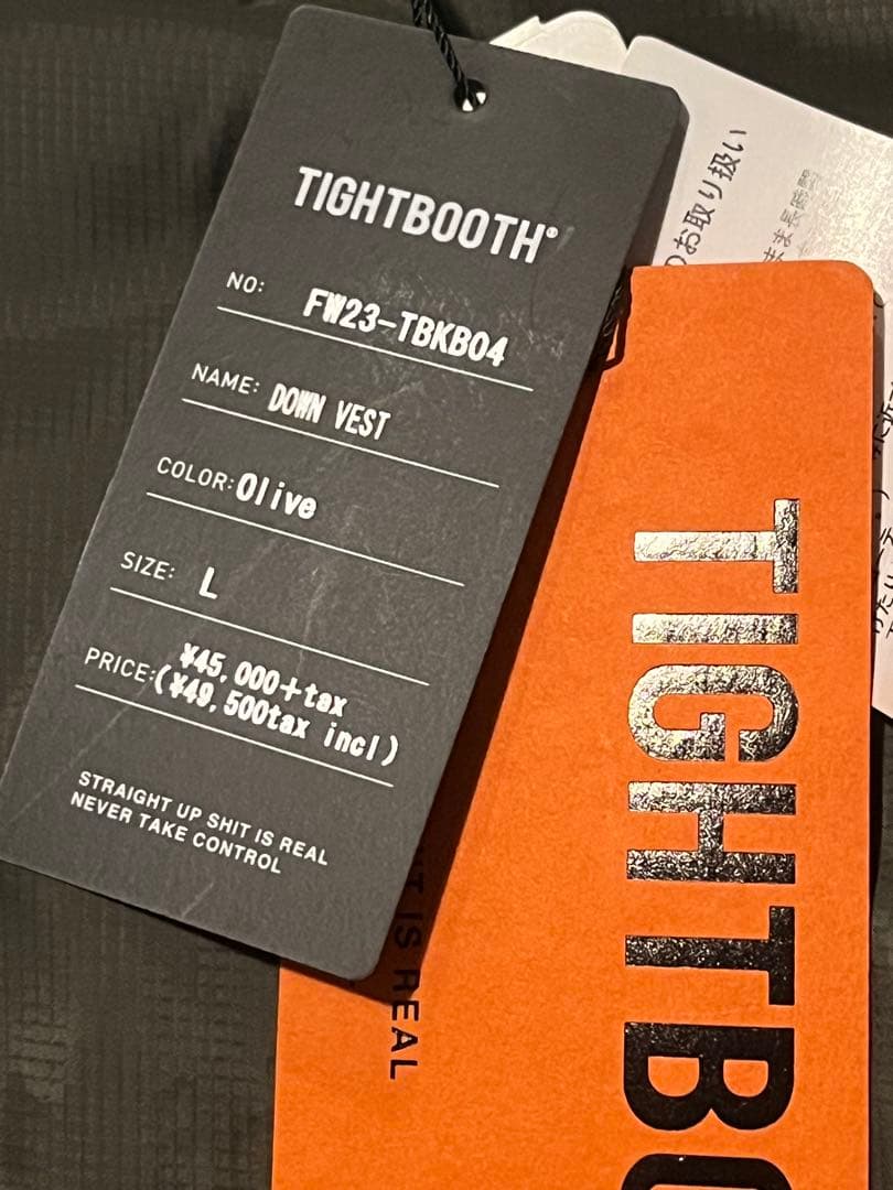 キ*グ様 【新品】TIGHTBOOTH killerbong DOWN VEST