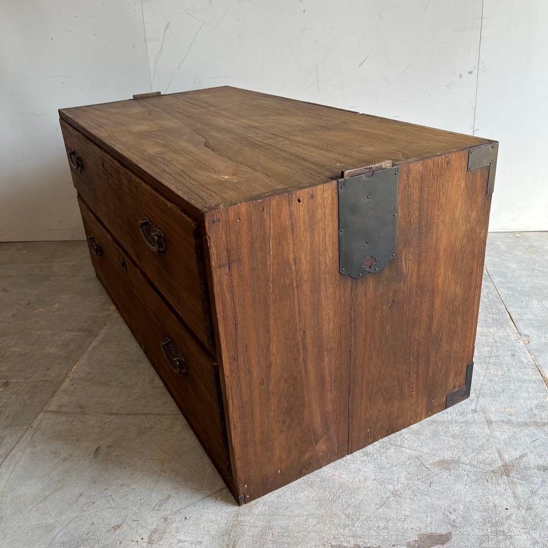 アンティーク チェスト 箪笥 ローボード テレビ台 無垢材 昭和レトロ z559