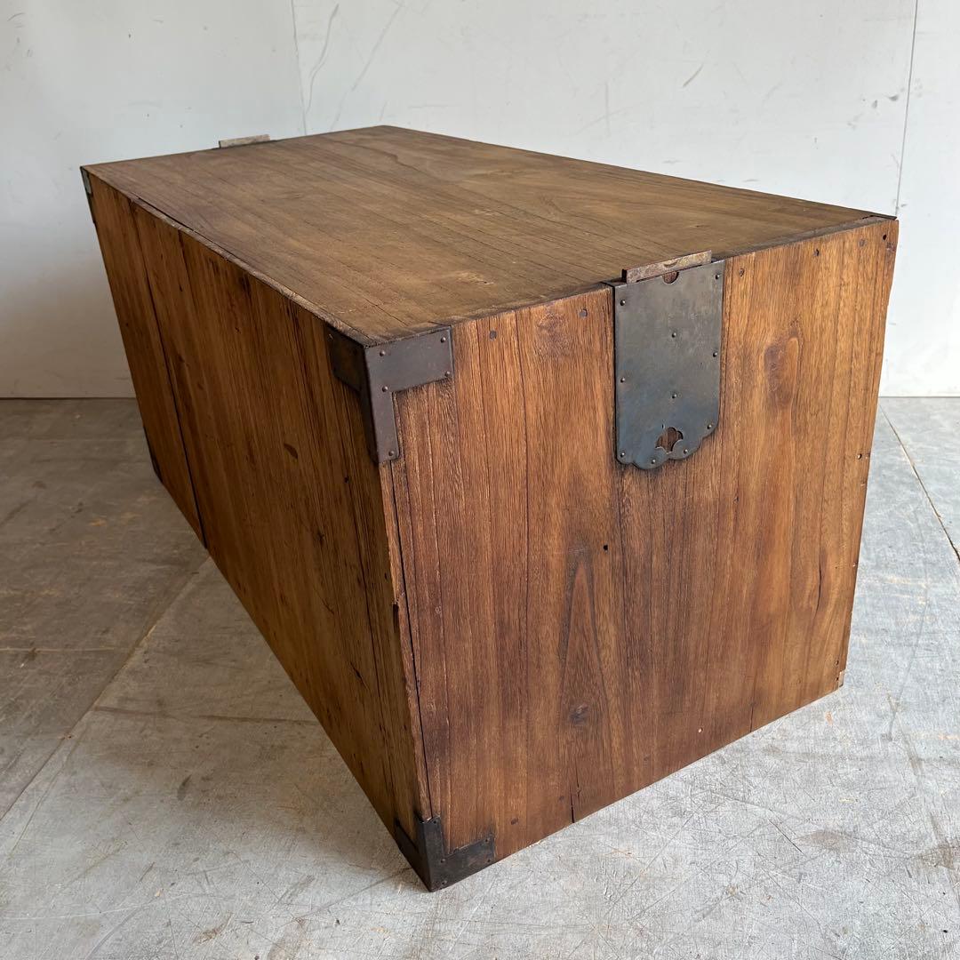 アンティーク チェスト 箪笥 ローボード テレビ台 無垢材 昭和レトロ z559