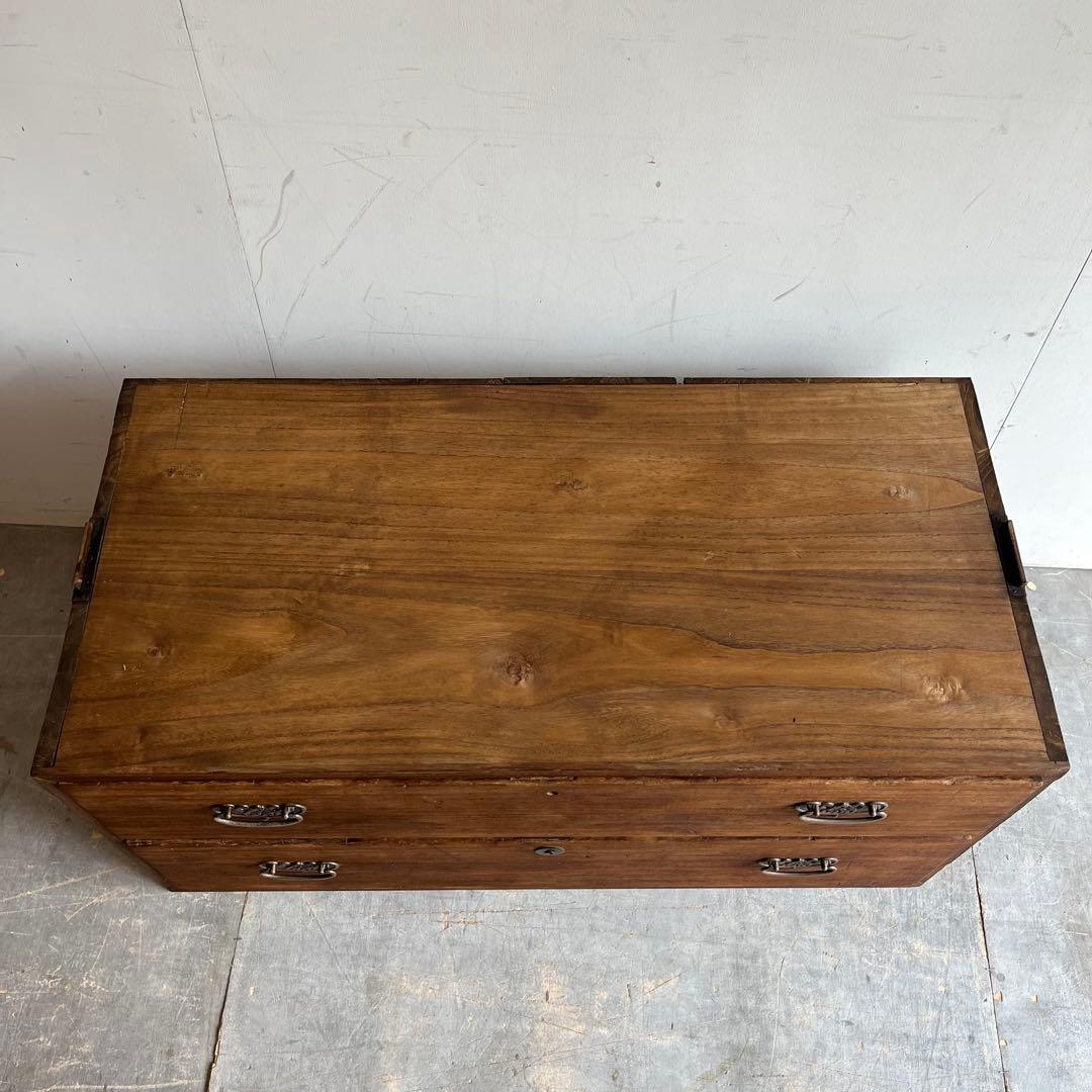 アンティーク チェスト 箪笥 ローボード テレビ台 無垢材 昭和レトロ z559