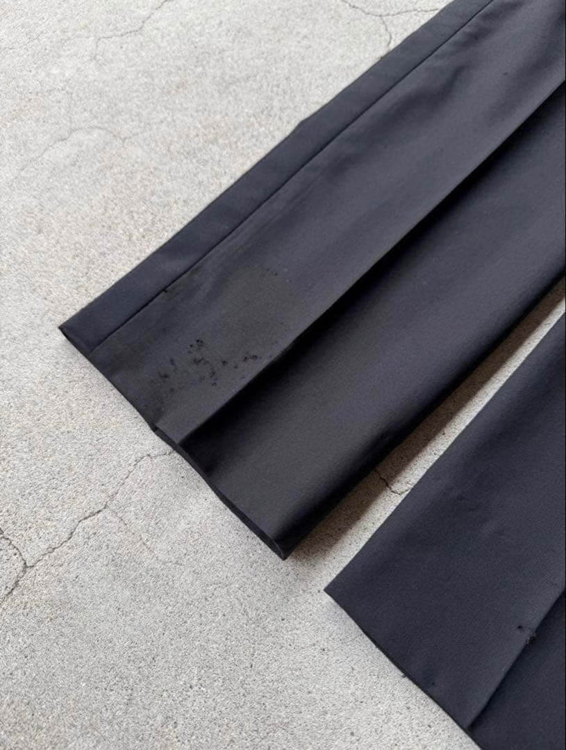 パンツ Dior HOMME 08SS Black Wool Slacks