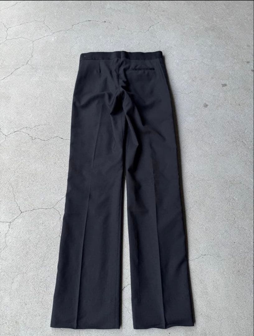 パンツ Dior HOMME 08SS Black Wool Slacks