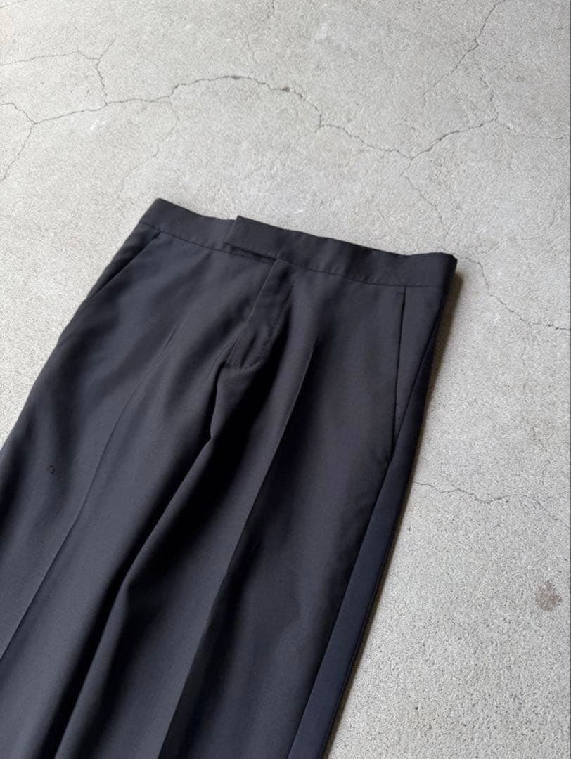 パンツ Dior HOMME 08SS Black Wool Slacks