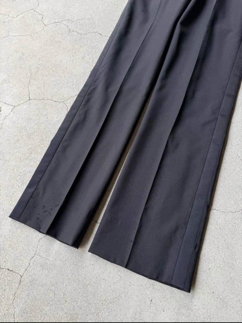 パンツ Dior HOMME 08SS Black Wool Slacks