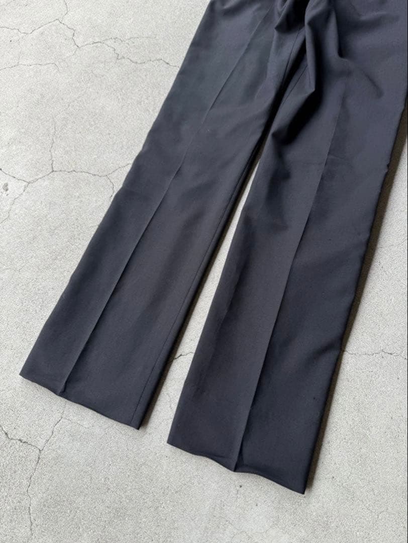 パンツ Dior HOMME 08SS Black Wool Slacks