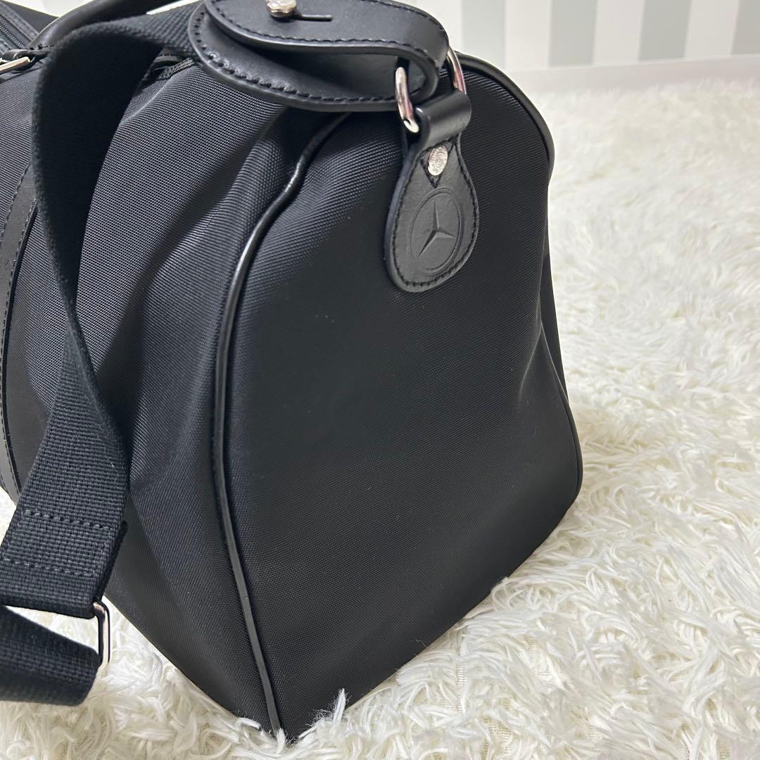 ハンティングワールド×メルセデスベンツ ボストンバッグ 2way 大容量　黒