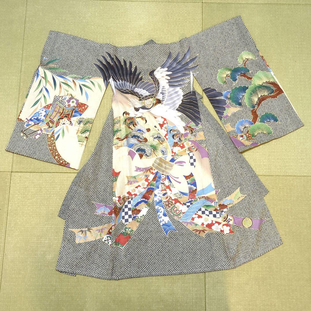 お宮参り　着物（男の子）長襦袢セット＆おまけ付き