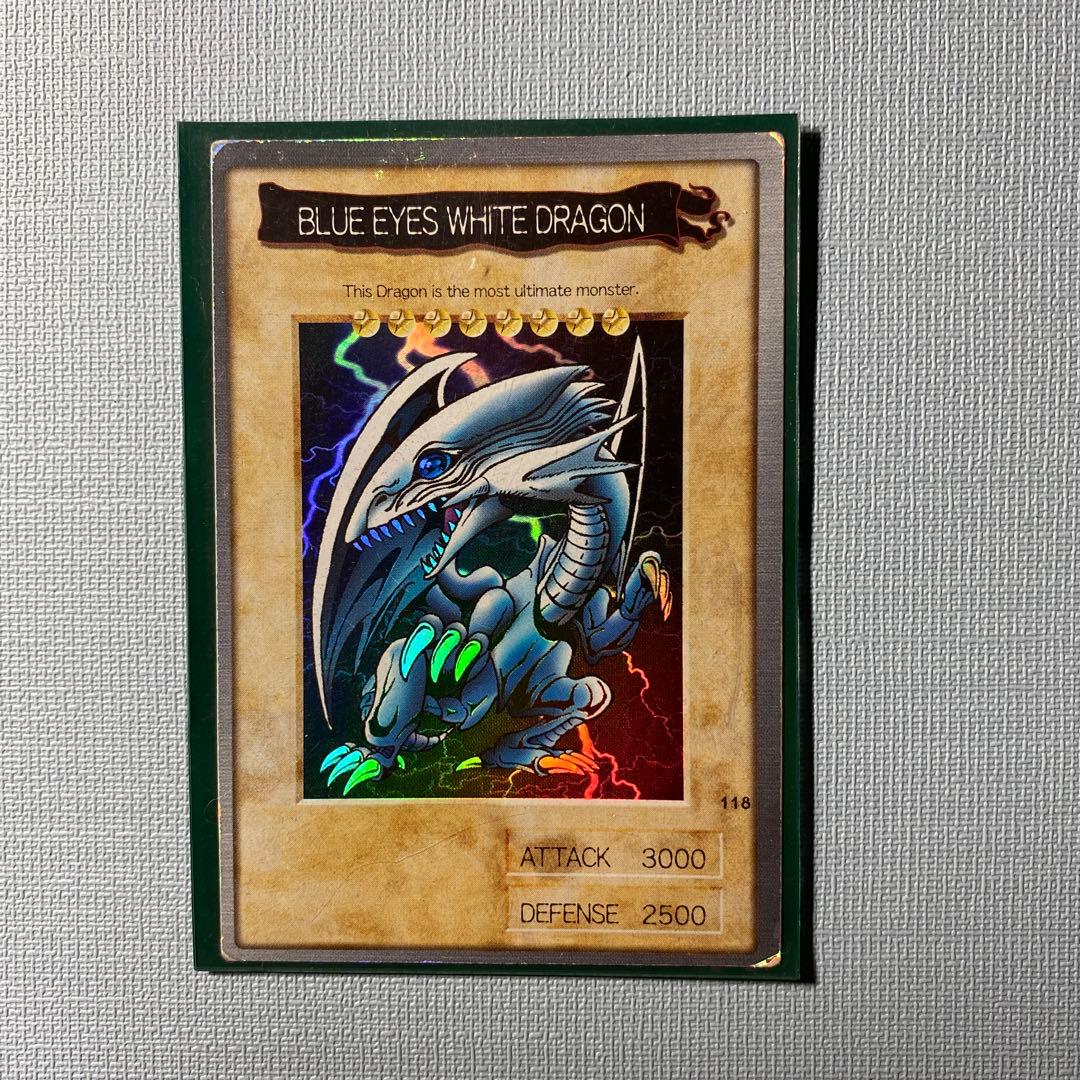 遊戯王カード　バンダイ　当時品　ブルーアイズホワイトドラゴン　英語版　キラカード