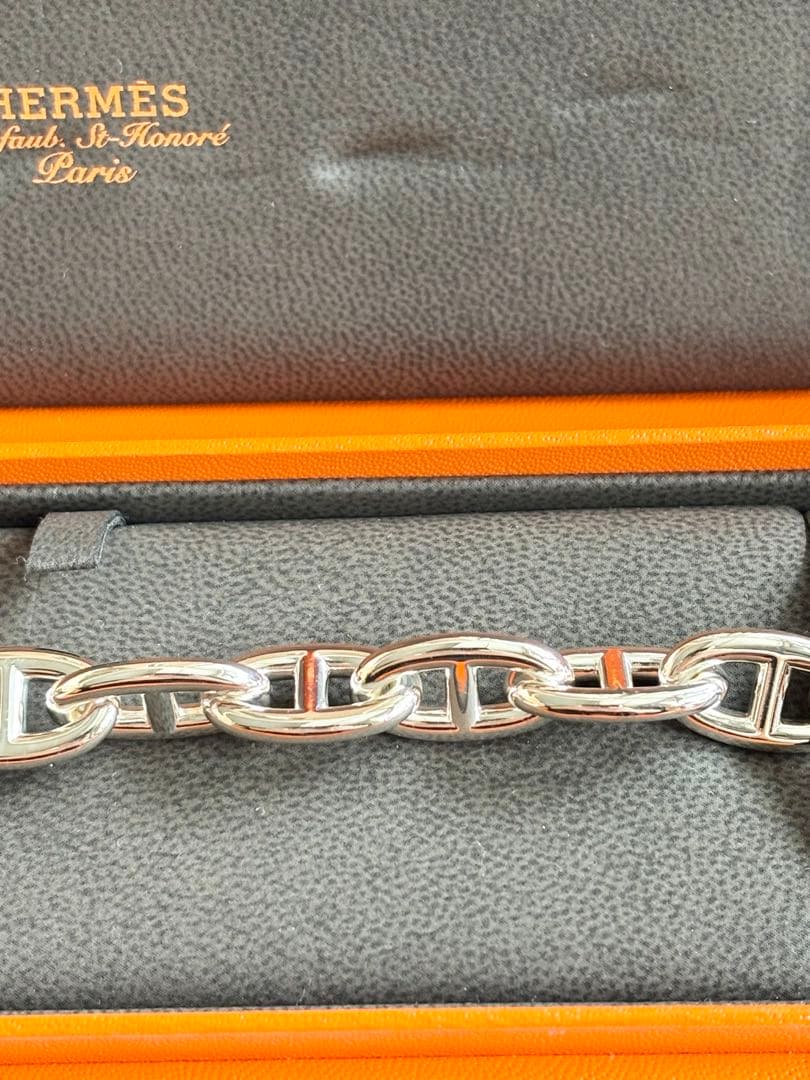 【新品・未使用】エルメス　シェーヌダンクル　GM 13コマ　保証書・レシート付き