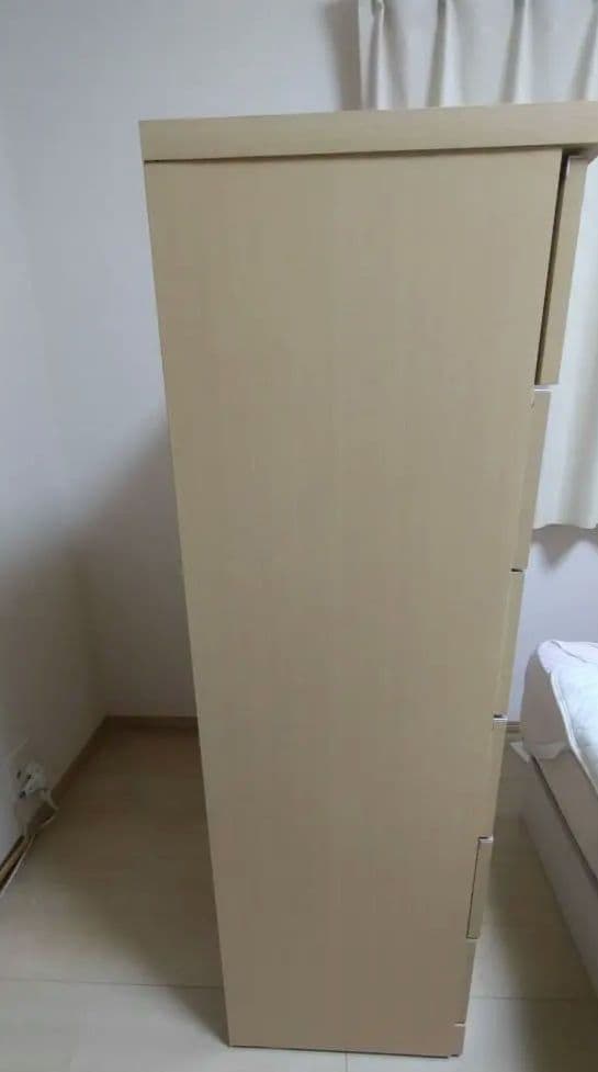 【断捨離中】ベージュ 木製チェスト