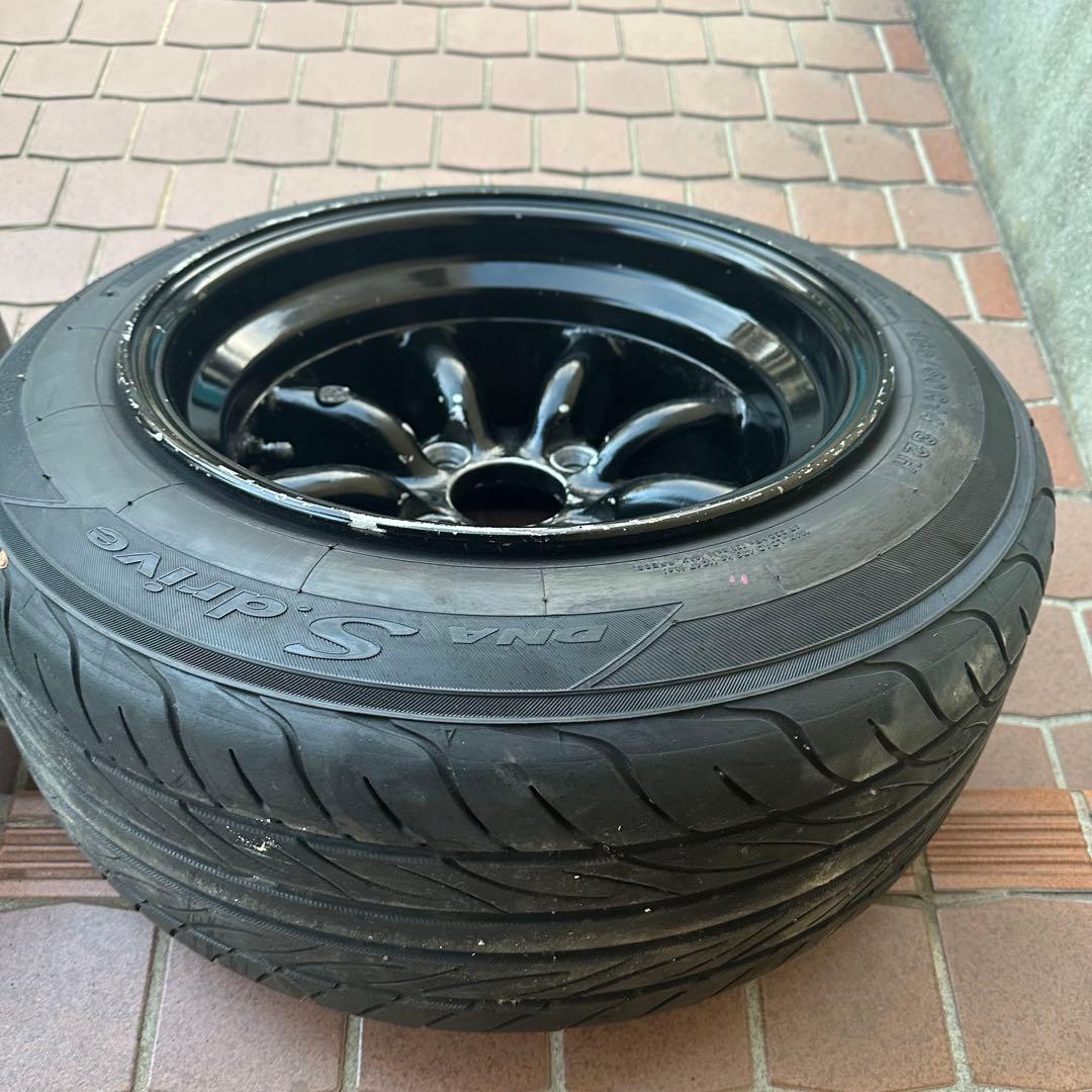 ②【当時物】RSワタナベ 14インチ 8.5J Rタイプ 2本セット