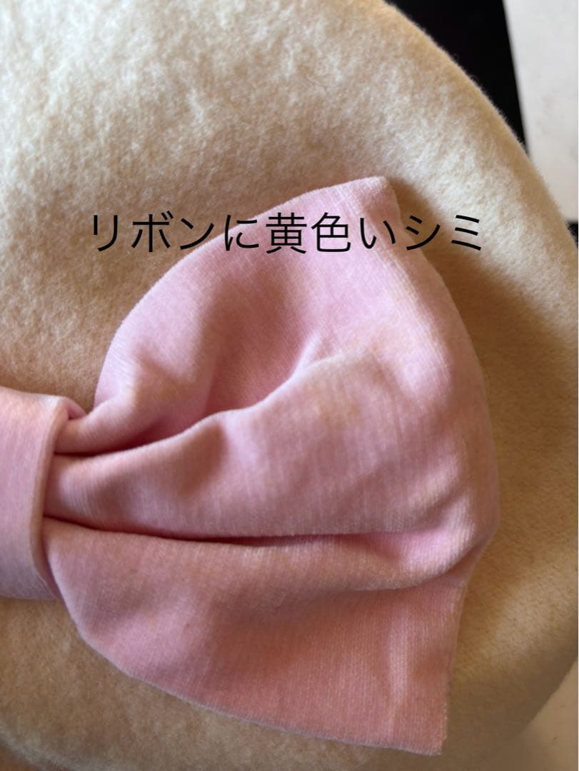 希少Angelic Pretty／子鹿のミルキーちゃんベレー帽　白色シミ有り