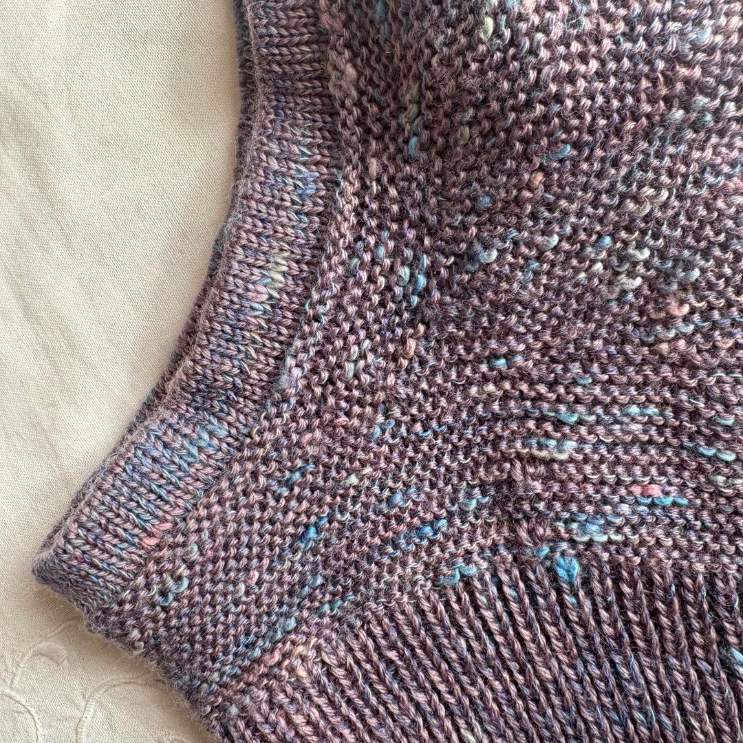 【新品タグ付】tamaki niime 今季　ゆきんこ　プラムmix系