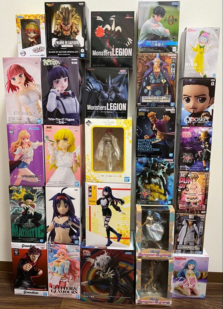人気フィギュア27個まとめ売り（ドラゴンボール、ワンピース、呪術、美少女など）