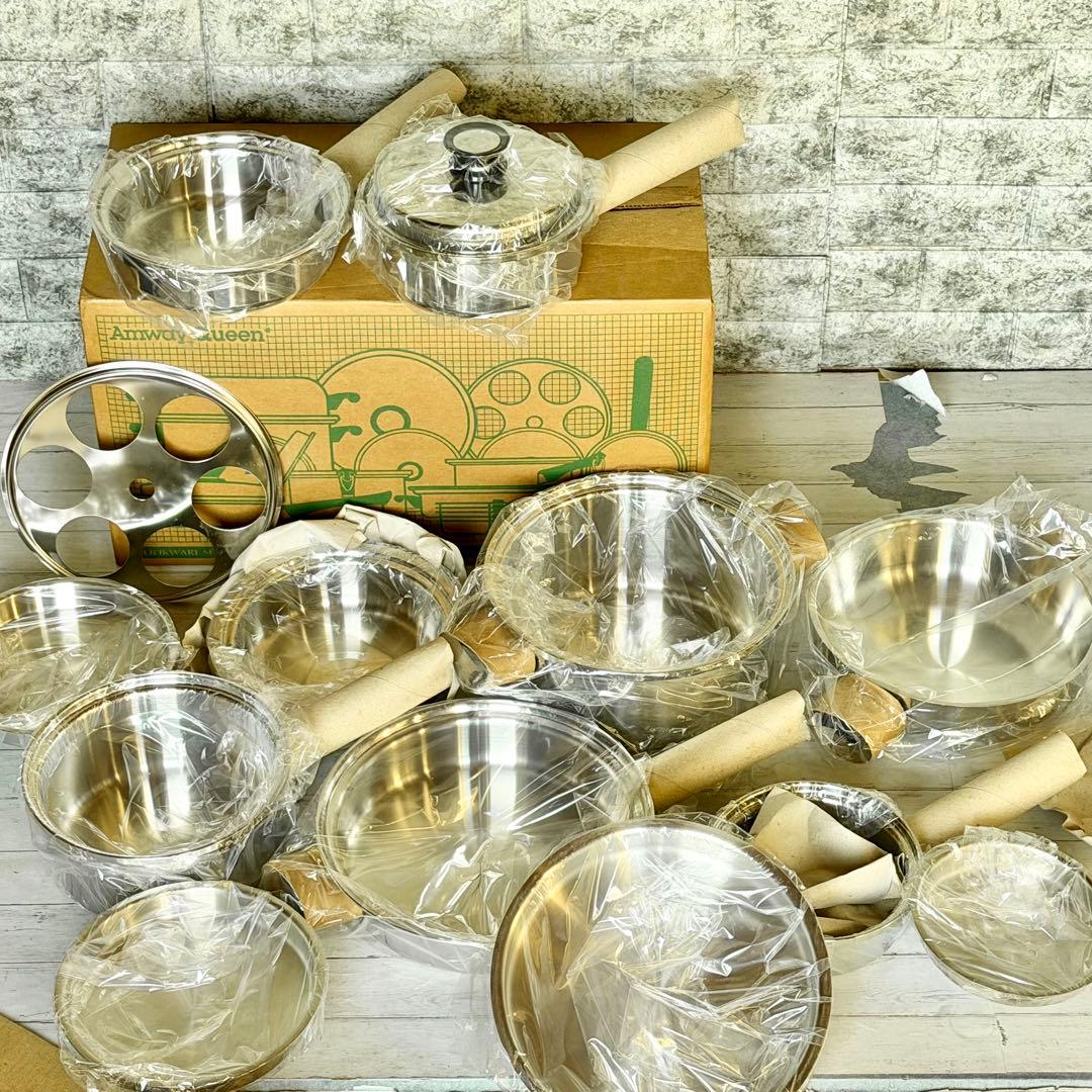 新品❗️Amway Queen 鍋・フライパン20点セット