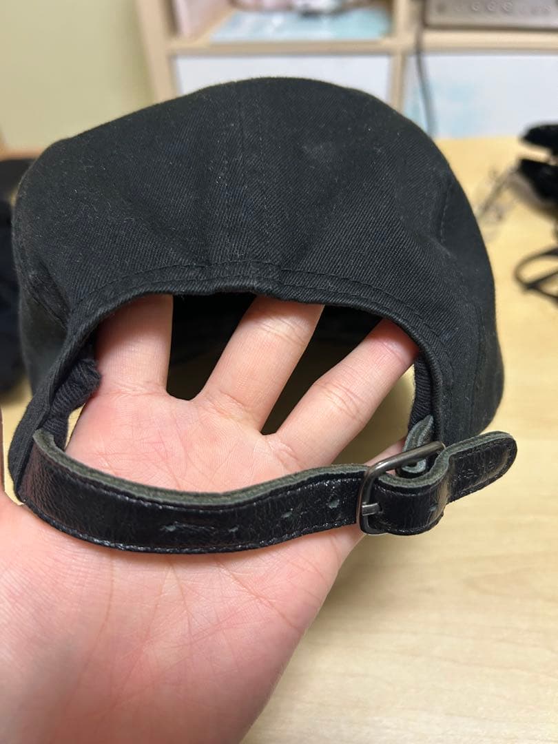 supreme キャップ　黒