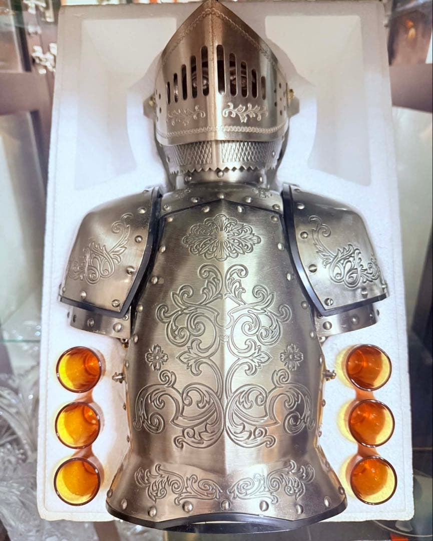 ニッカウイスキー 西洋甲冑 ボトルケース アンティーク