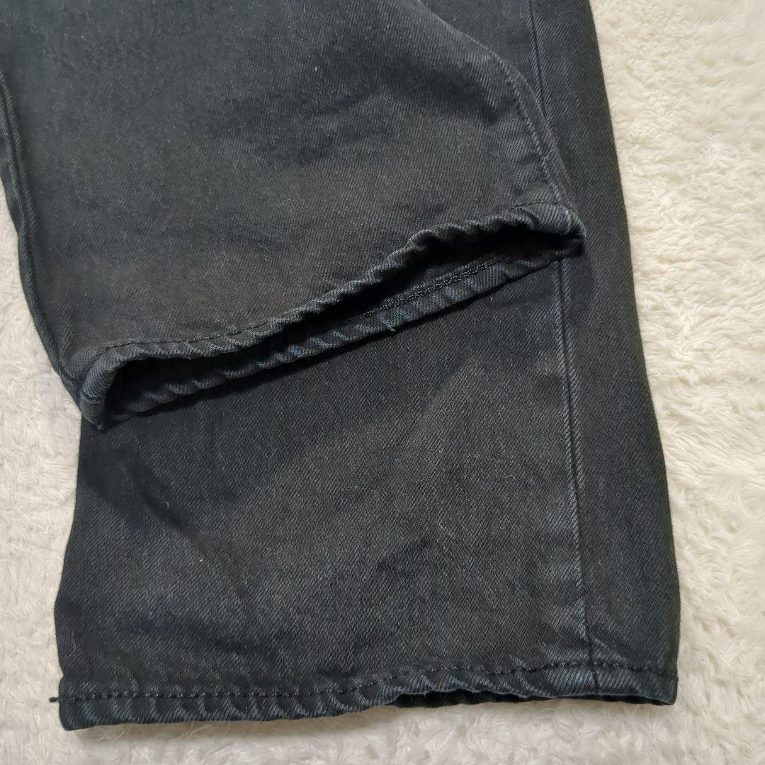 ✨後染めブラック！w33✨ EURO LEVI'S 501 ユーロリーバイス