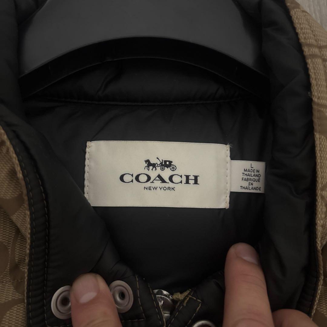 coach ダウンベスト