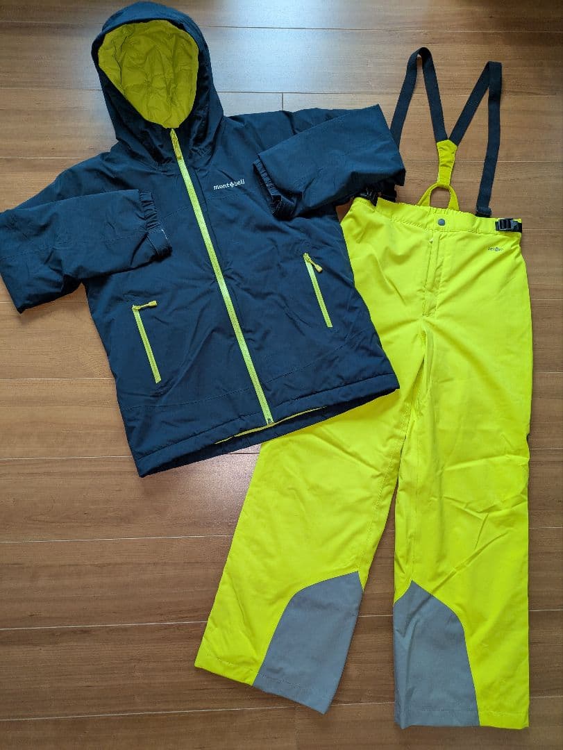 【mont-bell】モンベル スキーウェア 160cm 上下セット