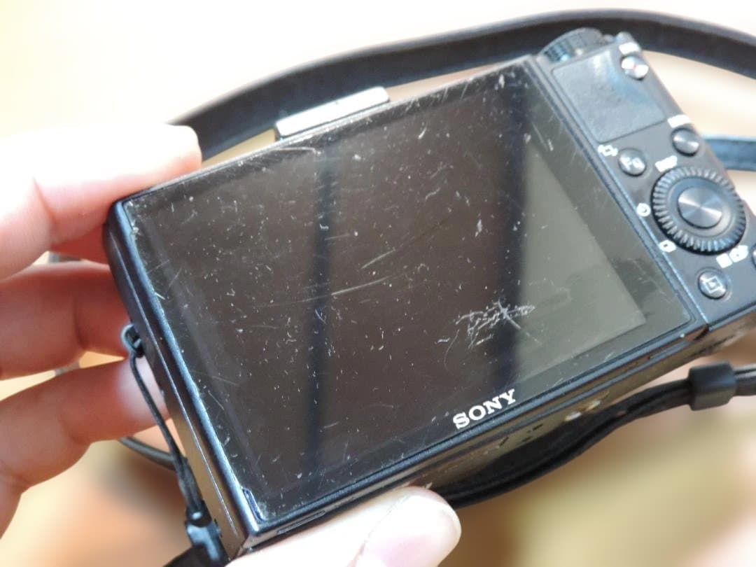 ソニー　デジカメ　RX100MⅡ　動作品　本体/バッテリー/SD　383K☆