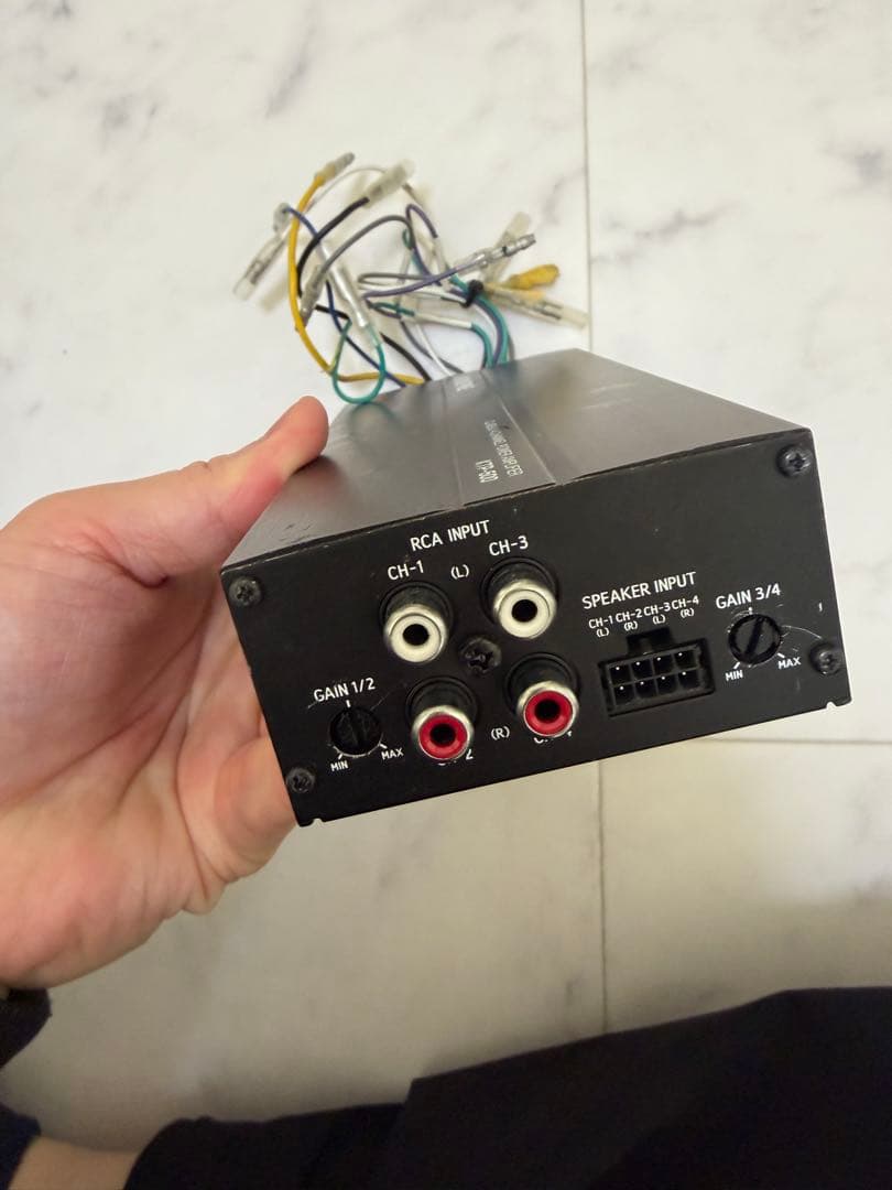 ALPINE KTP-600 4チャンネルデジタルアンプ