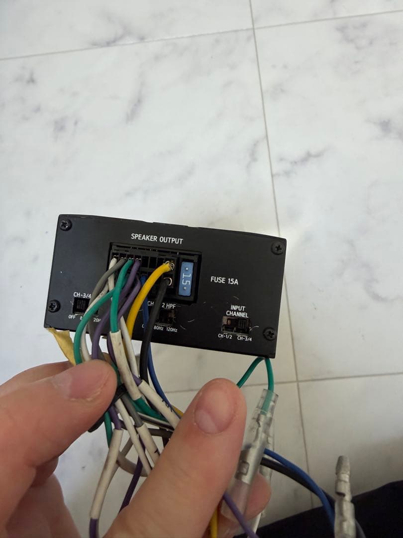 ALPINE KTP-600 4チャンネルデジタルアンプ