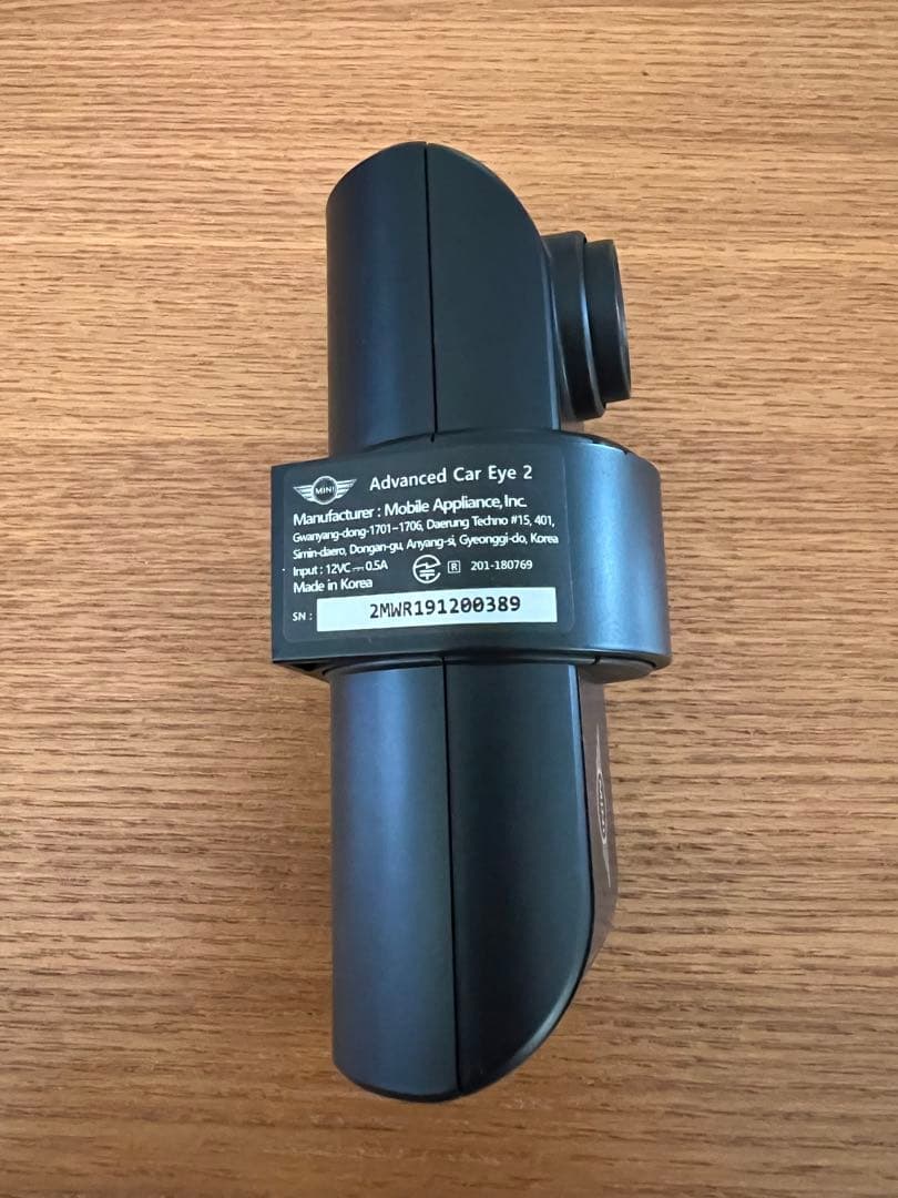  MINI 純正ドライブレコーダー ジャンク品