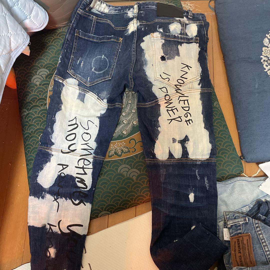 DSQUARED2 スキニーデニム ダメージ加工